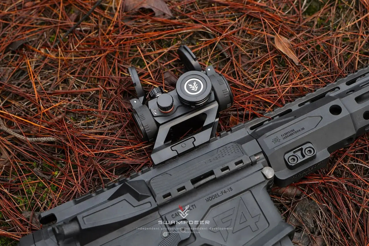 Mira réflex de punto rojo para rifle SwampDeer® con montura estándar HD TA-3