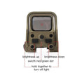 551 Metal Holographic Bright Green & Red Dot Sight - ArrowOptic