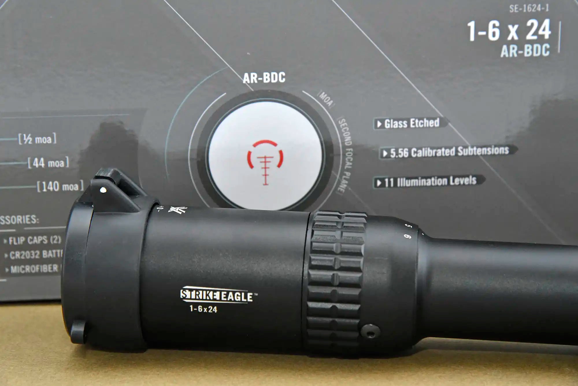 Mira telescópica Vortex® Strike Eagle 1-6X24 IR SFP