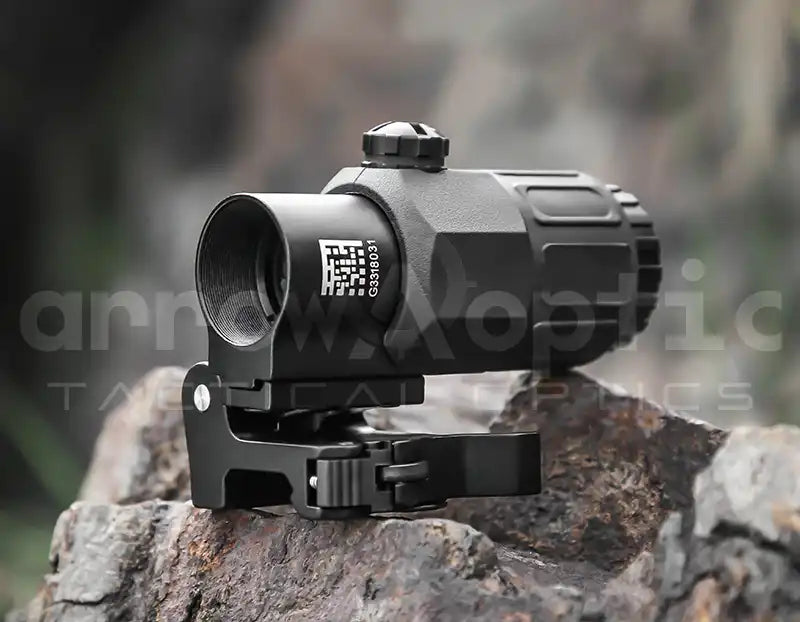 Lupa ArrowOptic® G33 3X con ajuste lateral plegable/abatible