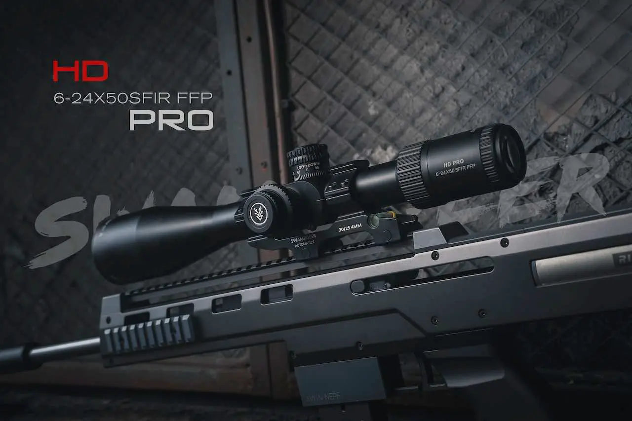 SwampDeer Long Range Riflescope HD PRO 6-24X50 SFIR FFP