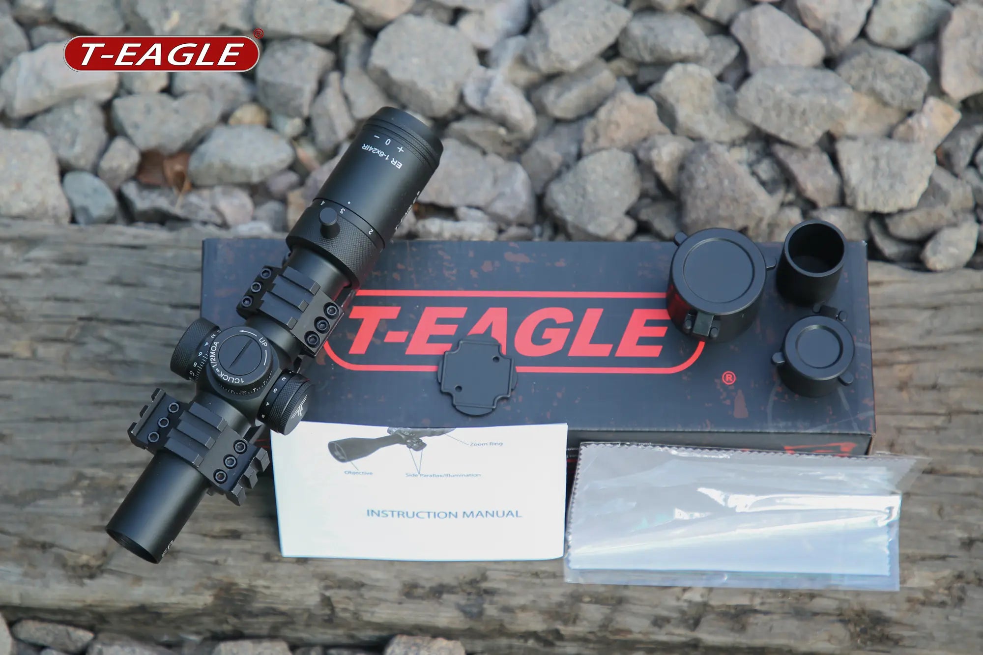 T-Eagle Tactic LPVO Riflescope ER 1-6×24 IR SFP 1/2 MOA