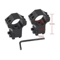 Aluminium Alloy Rifle Scope Rings Pair Picatinny Mount - ArrowOptic