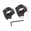 Aluminium Alloy Rifle Scope Rings Pair Picatinny Mount - ArrowOptic