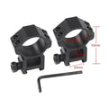 Aluminium Alloy Rifle Scope Rings Pair Picatinny Mount - ArrowOptic