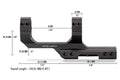 Vortex Aluminium Alloy Integrated Rifle Scope VT Mount - ArrowOptic