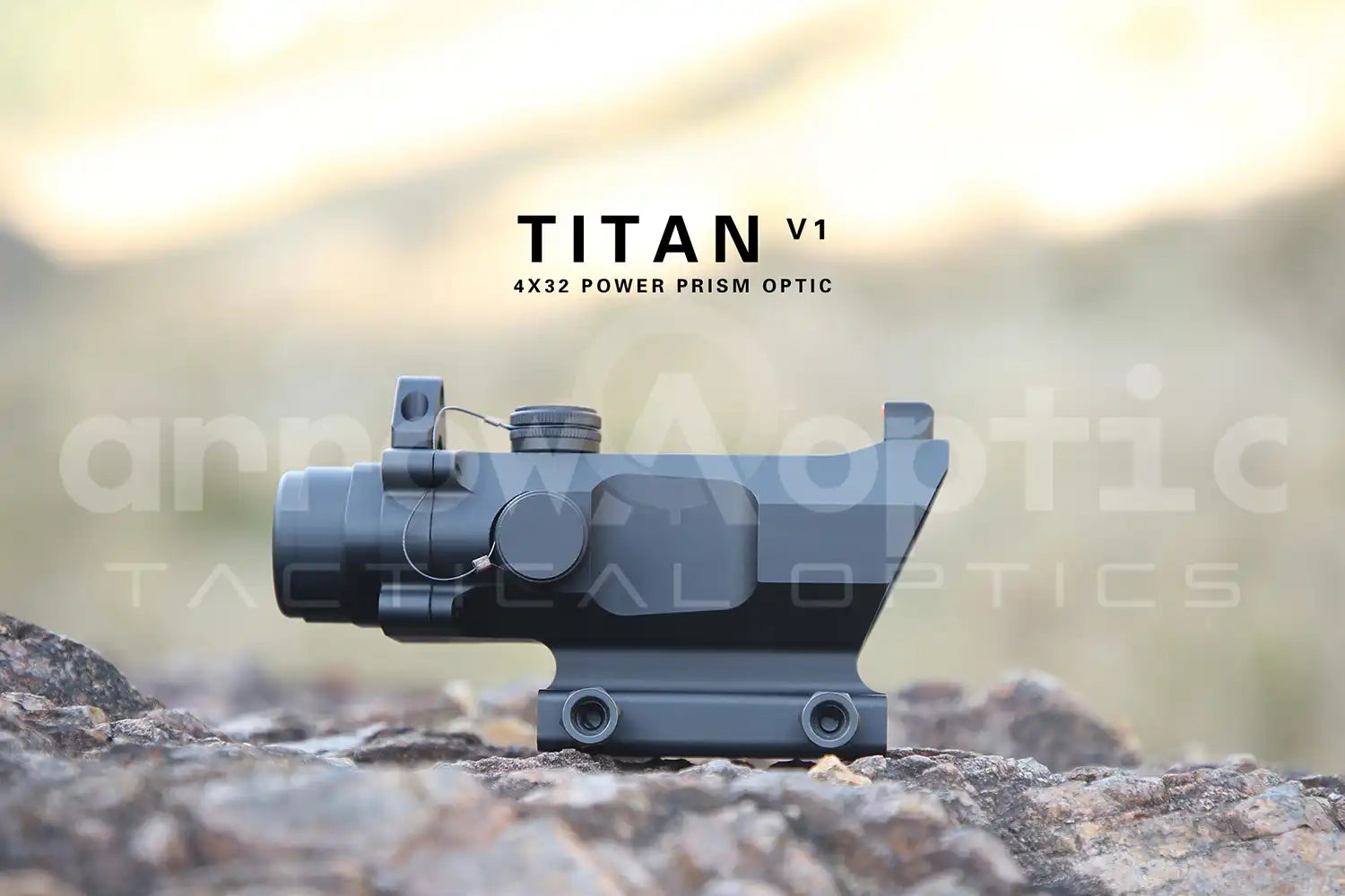 Trinity Force Titan 4x32 Prism Optic LPVO Riflescope T-BDC Crosshair