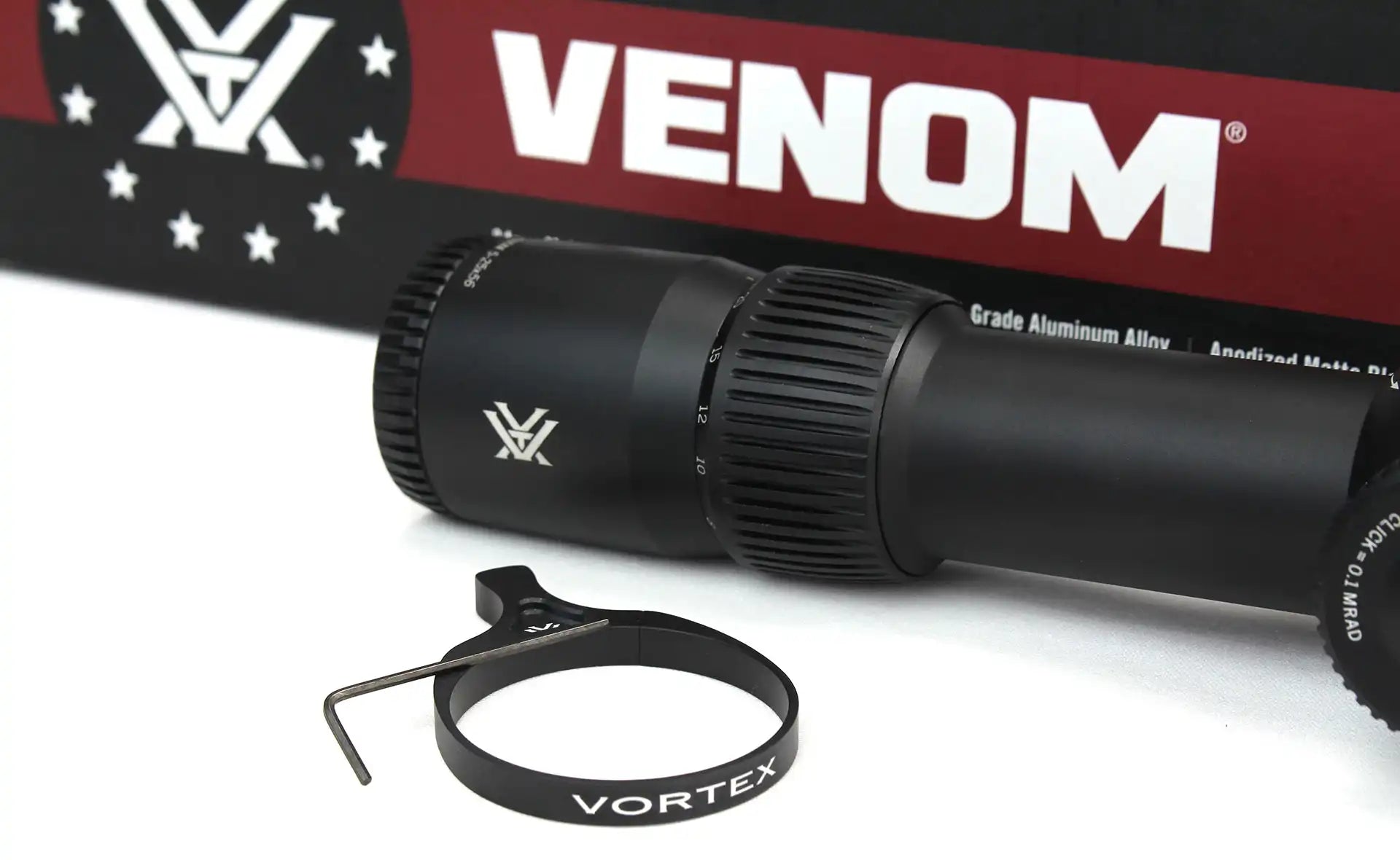 منظار البندقية Vortex® Venom 5-25X56mm FFP EBR-7C (MRAD) شبكة التصويب